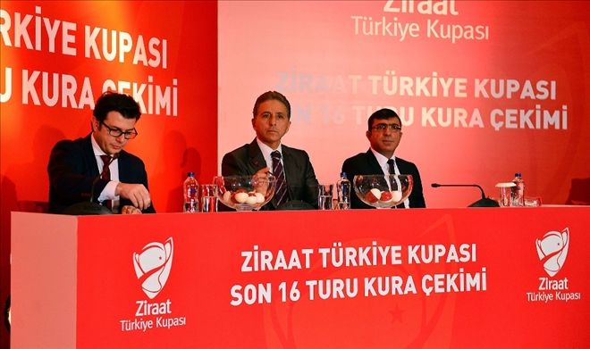 Ziraat Türkiye Kupası Son 16 Turu´ndaki Eşleşmeler Belli Oldu