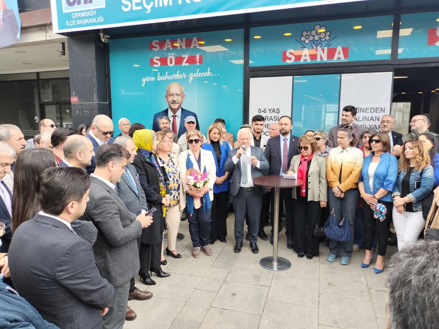 Çekmeköy Taşdelen’de Kılıçdaroğlu Gönüllüleri Seçim Merkezi Açıldı