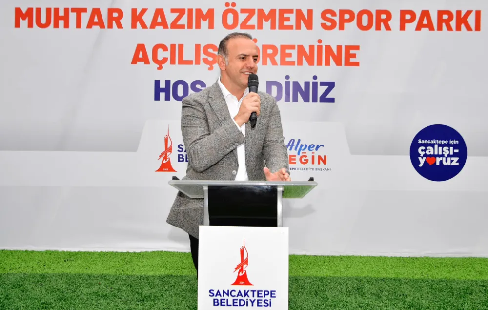 Sancaktepe Kazanmaya Devam Ediyor. Muhtar Kazım Özmen Spor Parkı Hayırlı Olsun!