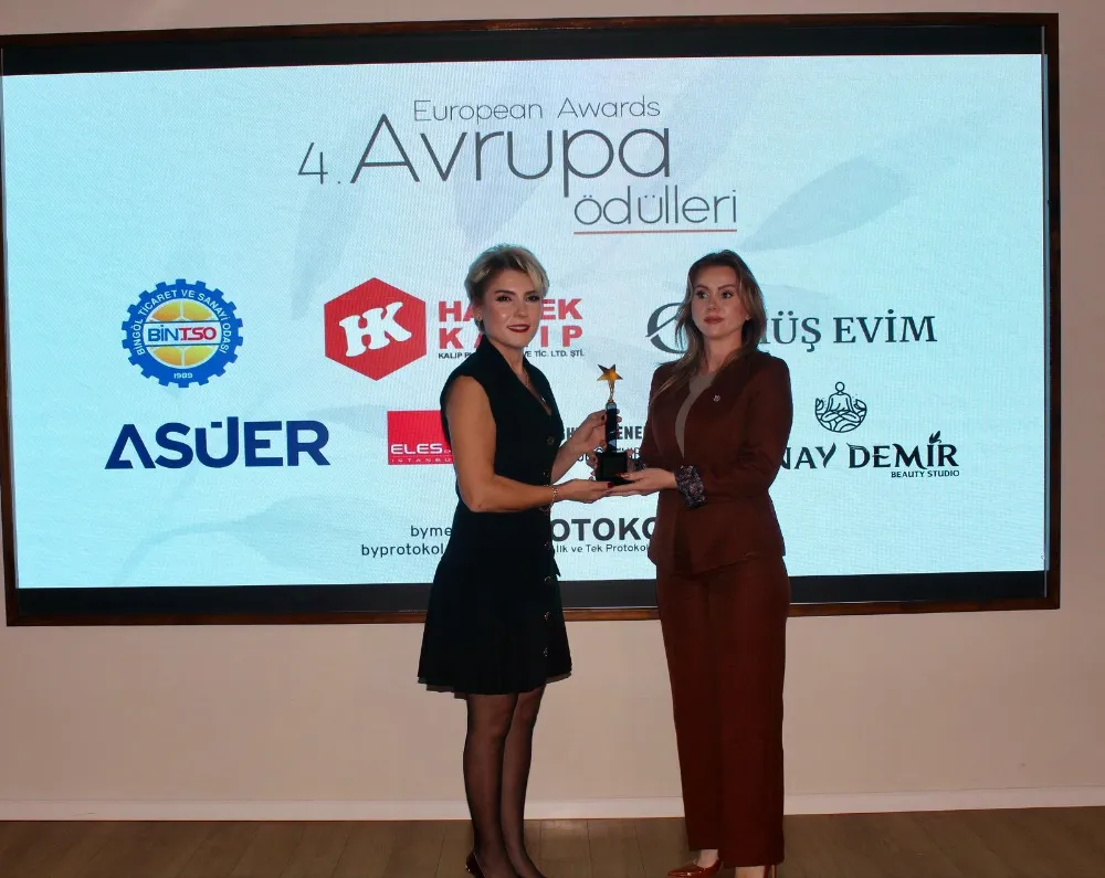 4. Avrupa Ödülleri’nde Hantek Kalıp ve Zehra Karakaş’tan Kadın Gücüne Vurgu