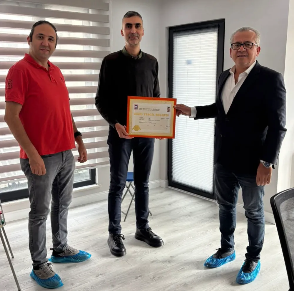 İSMMMO Çekmeköy Temsilciliğinden Mali Müşavirlere Büro Tescil Belgesi