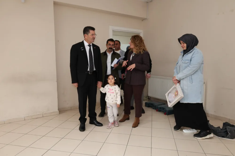 Başkan Çerkez Çocuk Gündüz Bakımevi Projesini Yerinde Denetledi