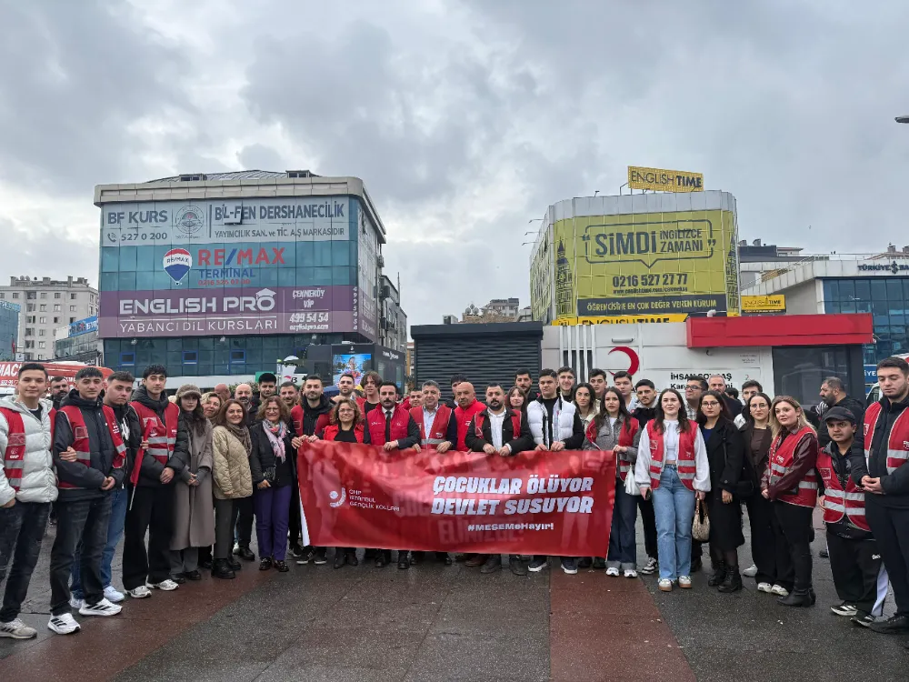 Çekmeköy CHP Gençlikten Mesem Tepkisi 