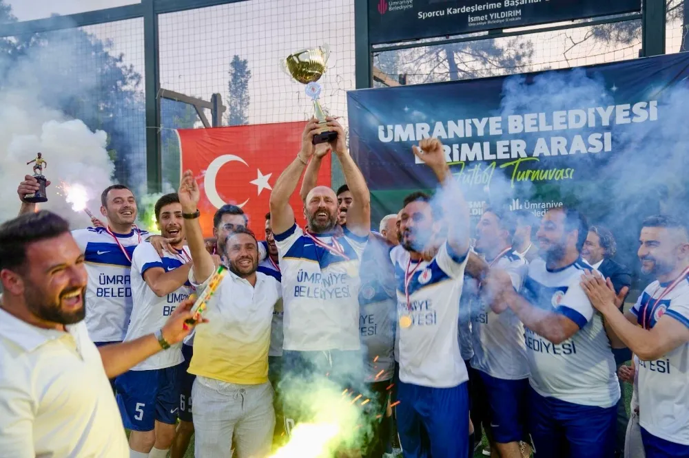 ÜMRANİYE BELEDİYESİ BİRİMLER ARASI FUTBOL TURNUVASI NEFES KESTİ