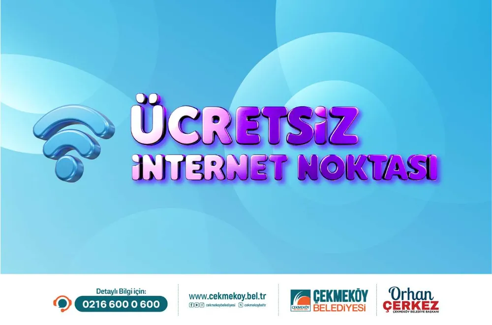ÇEKMEKÖY’DE ÜCRETSİZ Wİ-Fİ DÖNEMİ BAŞLADI