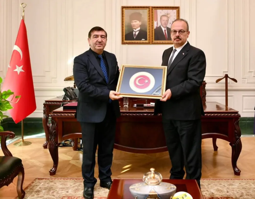 ASİAD Genel Başkanı Yücel Yalçınkaya Ankara Valisi Canbolat’ı Makamında Ziyaret Etti