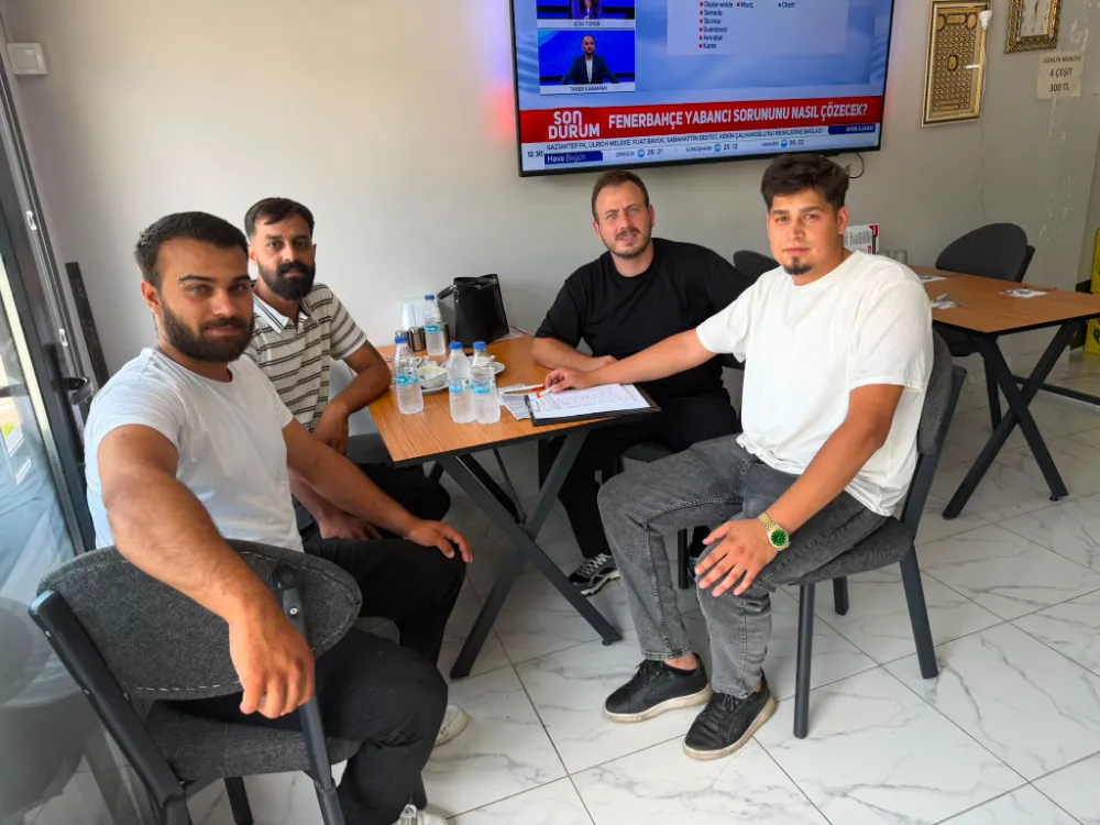 ÖMERLİ BÖLGESİNİ KARIŞ KARIŞ GEZEN MUSTAFA EKŞİ BAŞKAN SAHADA YOĞUN İLGİ GÖRDÜ