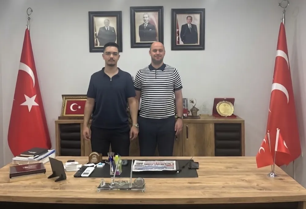 Batuhan Çetin’den MHP İlçe Başkanı Tahsin İnce’ye Ziyaret